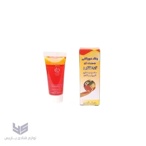 رنگ ژله‌ای زرد پررنگ تیوپی خط زرد ۳۰ گرمی